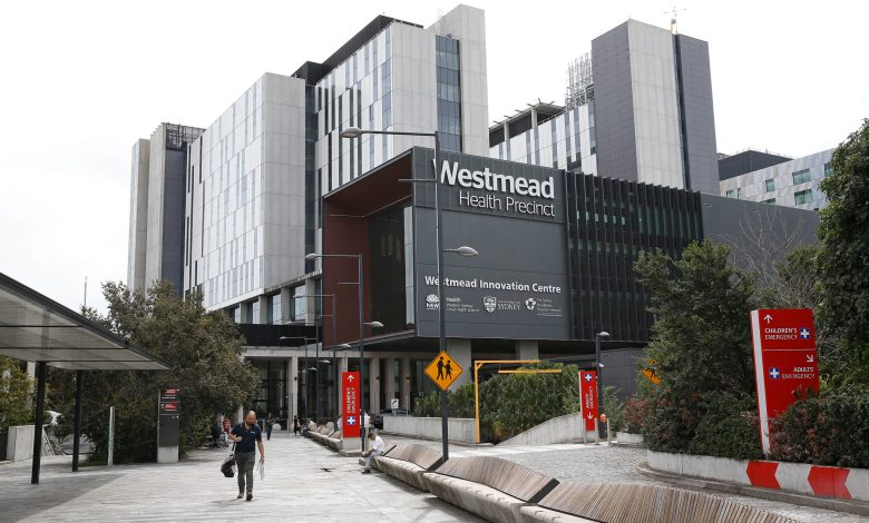 Westmead Adult emergency entry and Innovation centre. Generics of Westmead Hospital, and Westmead Health Precinct.