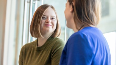 Physician provides consultation and support